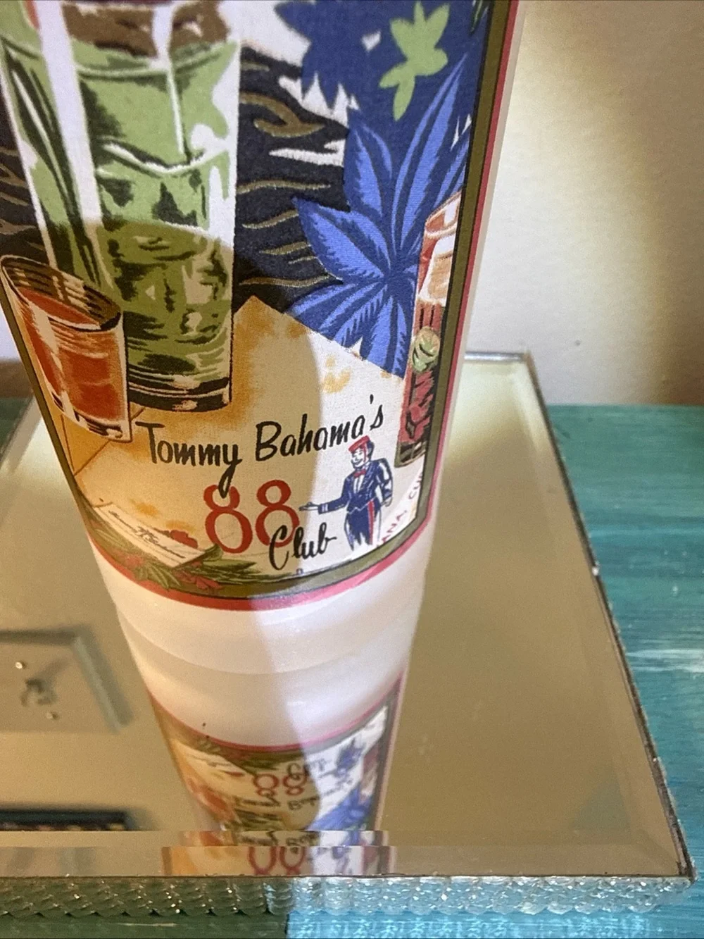 Tommy Bahama Tropical/ tiki 7” cocktail glasses